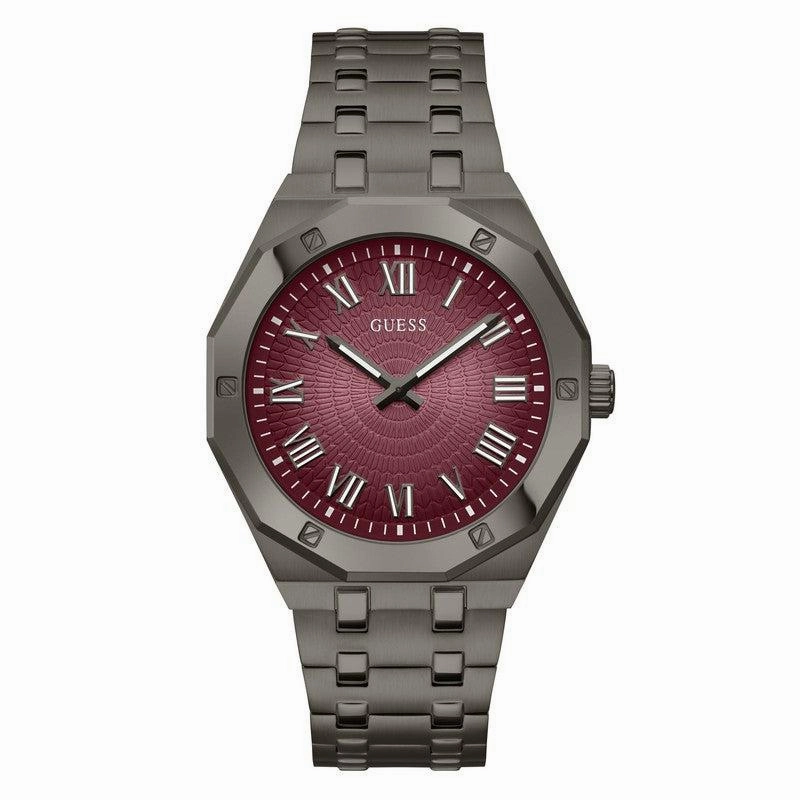 Guess Mens Gunmetal Tone Analog Watch GW0575G5