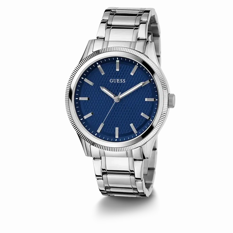 Guess Mens Silver Analog Watch GW0626G1