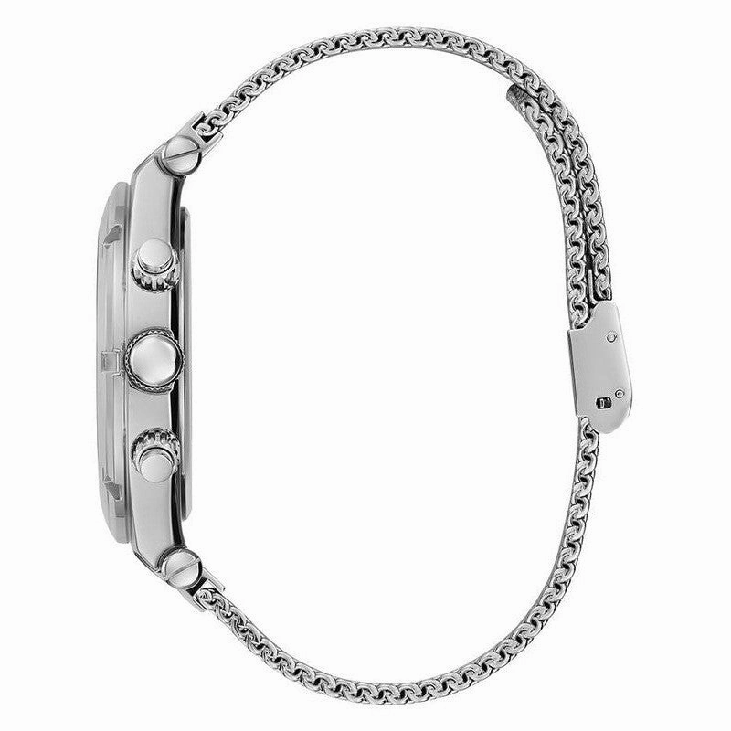 GUESS Mens Silver Tone Multi-function Watch GW0582G1