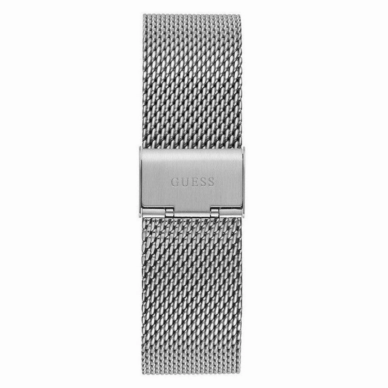 GUESS Mens Silver Tone Multi-function Watch GW0582G1