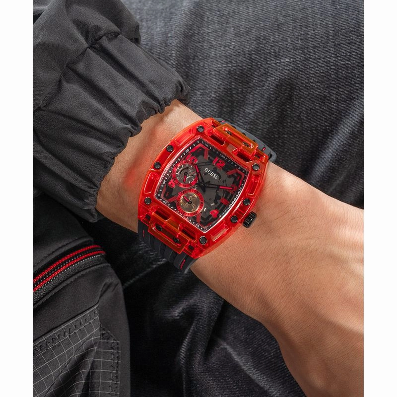Guess Phoenix Black Dial Multifunction Watch