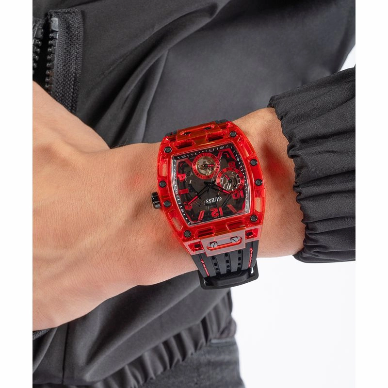 Guess Phoenix Black Dial Multifunction Watch
