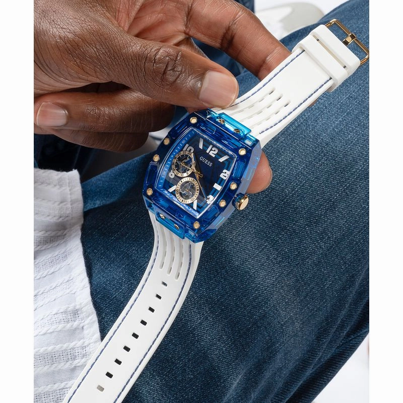 Guess Phoenix Blue Dial Multifunction Watch