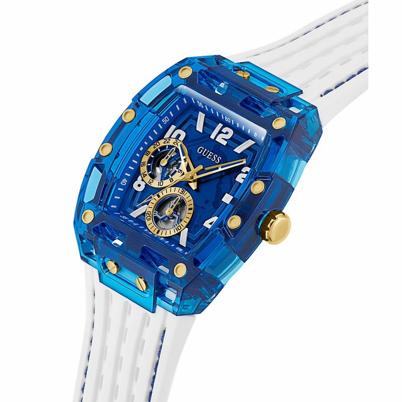 Guess Phoenix Blue Dial Multifunction Watch