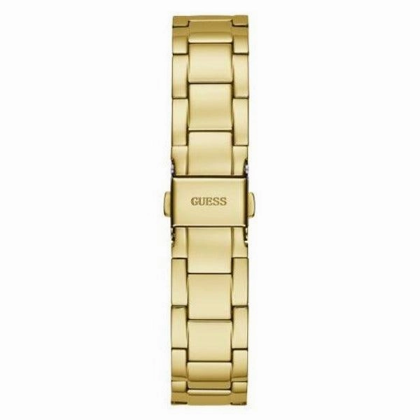 Guess Quattro Clear Gold Tone Analog Ladies Watch GW0300L2
