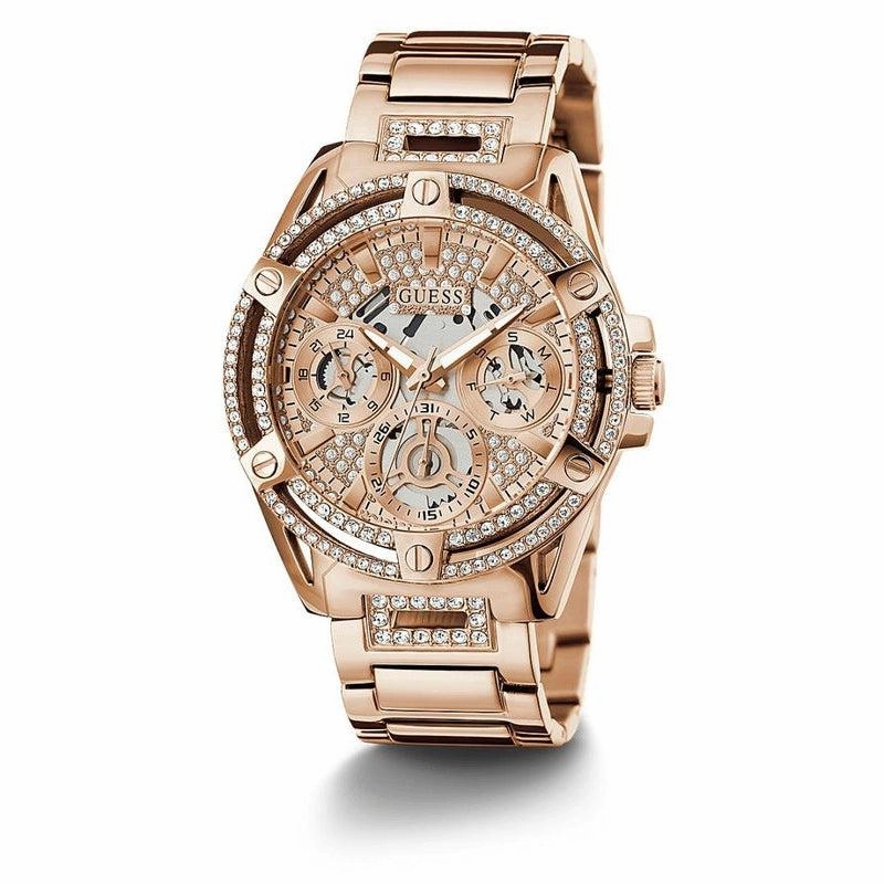 Guess Queen Rose Gold Tone Analog Ladies Watch GW0464L3
