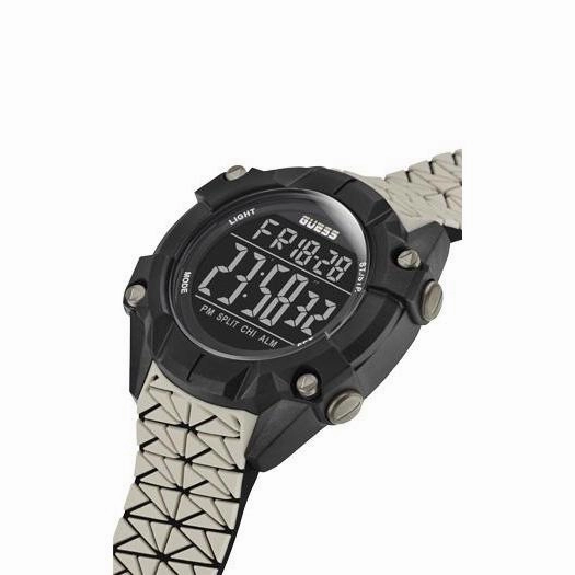 Guess Rex Black Digital Gents Watch GW0342G2