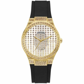 Guess Women's Watch - Radiance Quartz Grey Dial Silicone Rubber Strap | GW0482L1