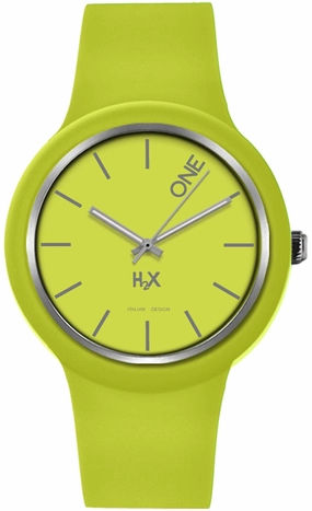 H2X One 42mm Gent Verde Unisex cod. P-SV430UV6