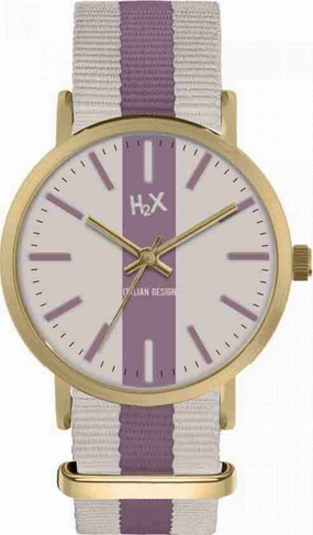 H2X Tidy 39mm Bianco-Viola Unisex cod. P-FG415XL4
