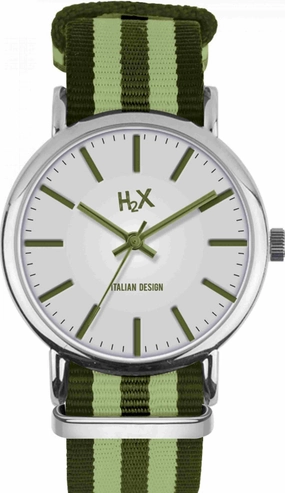 H2X Tidy 39mm Verde Unisex cod. P-FA415XI7