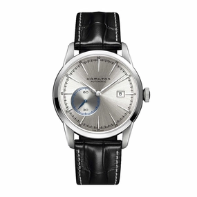 Hamilton Men's Watch - American Classic Railroad Silver Tone Dial Strap | H40515781