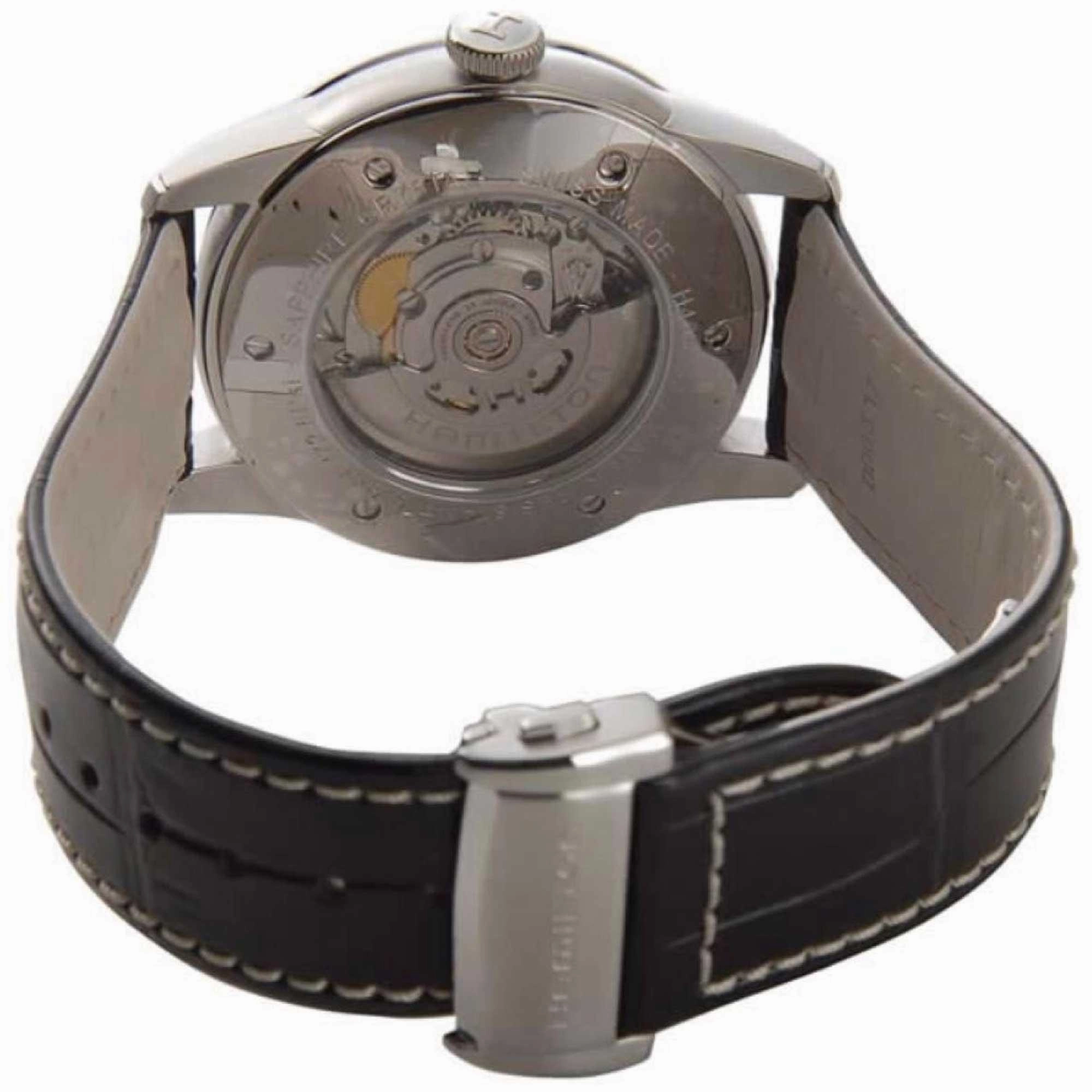 Hamilton Men's Watch - American Classic Railroad Silver Tone Dial Strap | H40515781