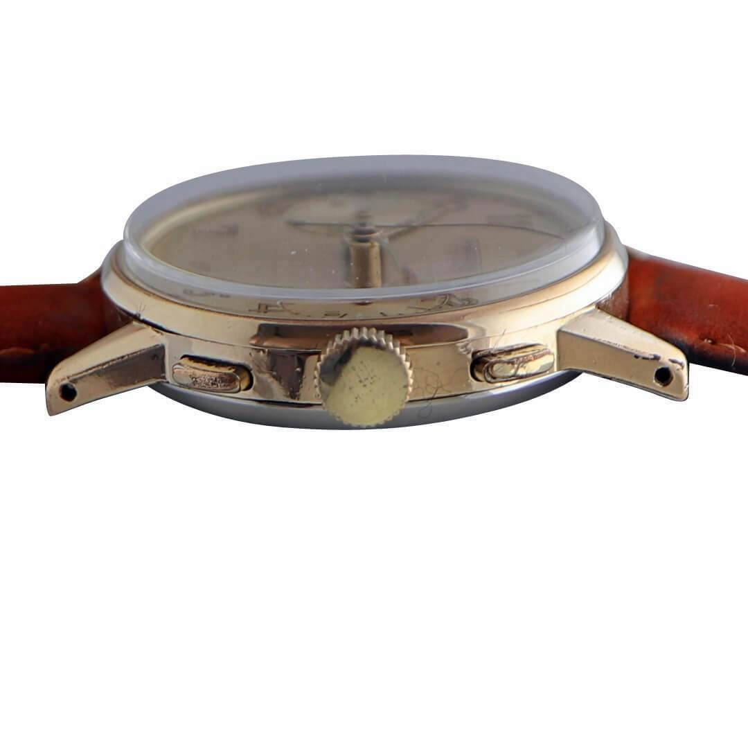 Heuer Chronograph, Circa 1945 Mens Vintage Watch