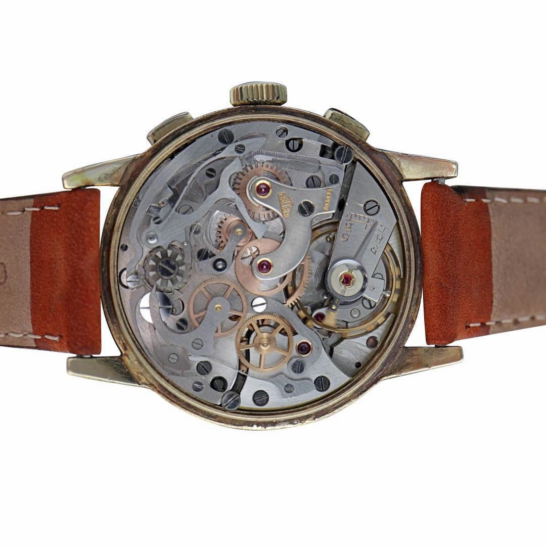 Heuer Chronograph, Circa 1945 Mens Vintage Watch