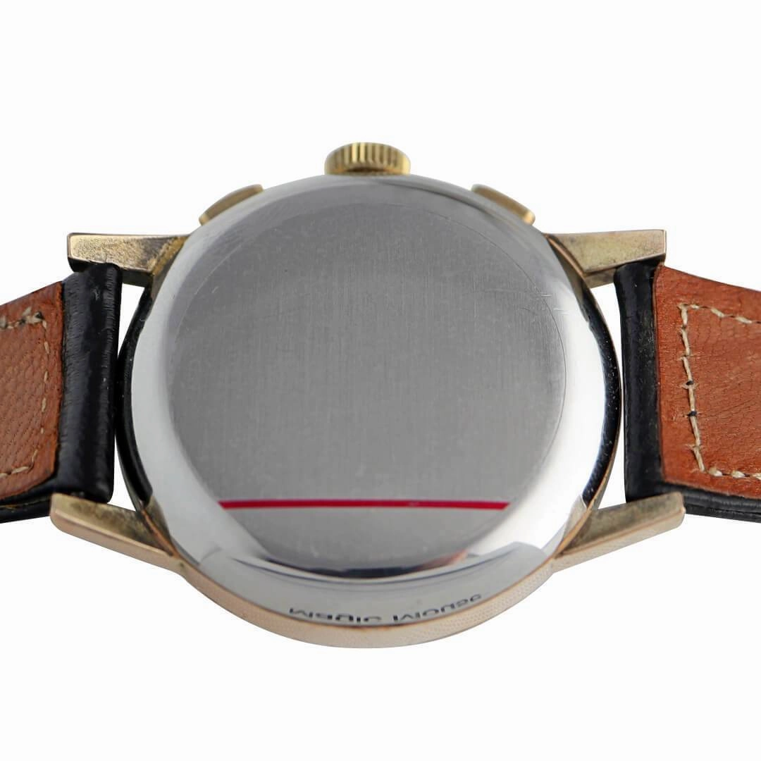 Heuer Ref. 349, Circa 1940s, Mens Gold Plated Vintage Watch