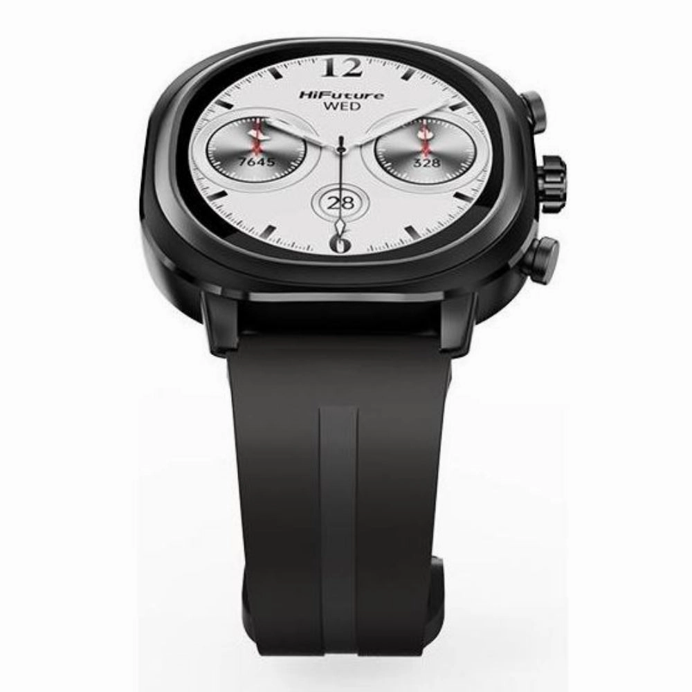 Hifuture Consign FutureFit AIX Lite Black Silicone Strap Smartwatch HSSW8BK
