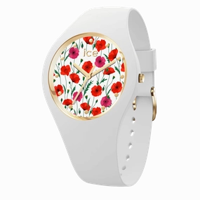 Ice Watch - Flower White Poppy Small Watch