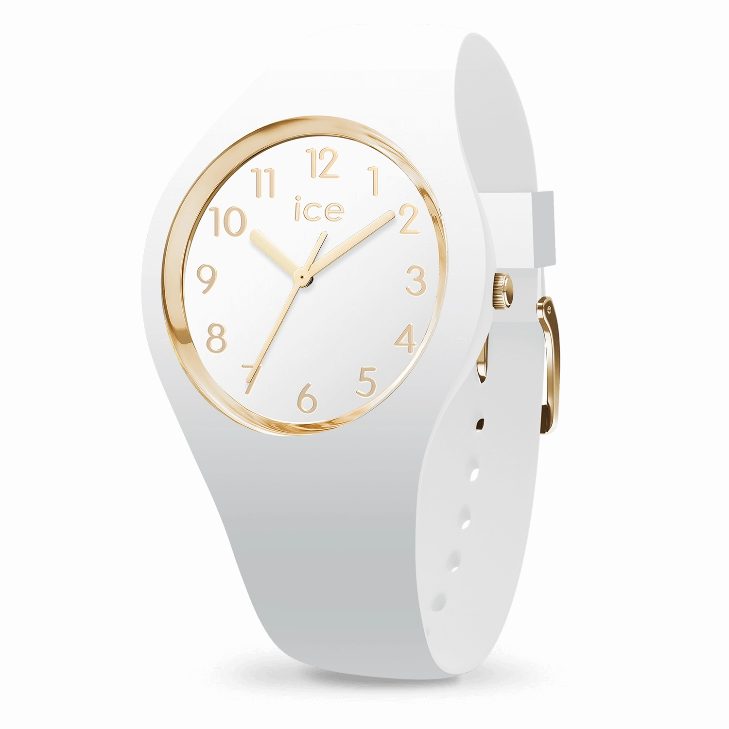 Ice Watch - Glam White Gold With Numbers Small