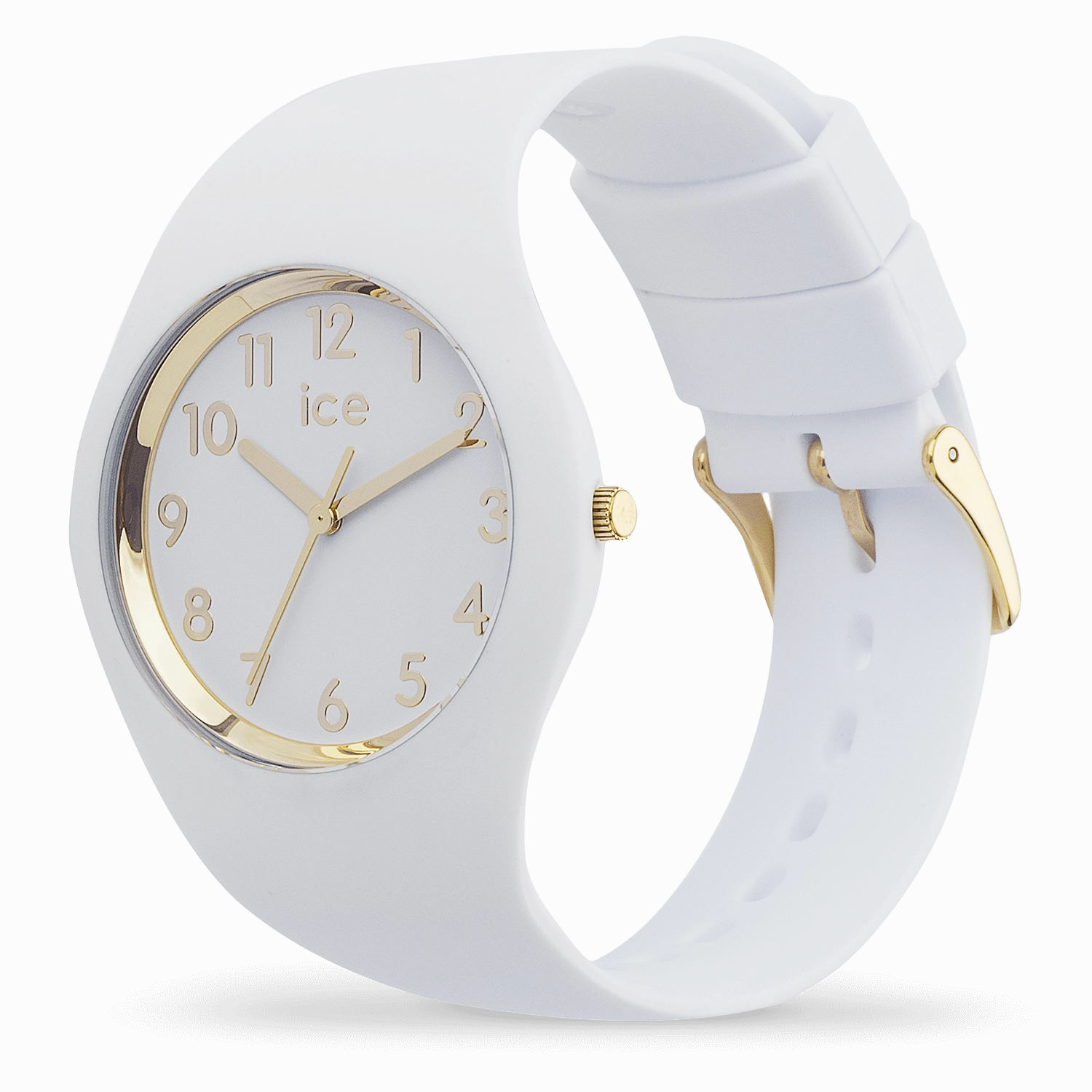 Ice Watch - Glam White Gold With Numbers Small