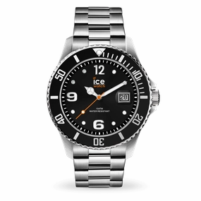 Ice Watch - Steel Black Silver Large