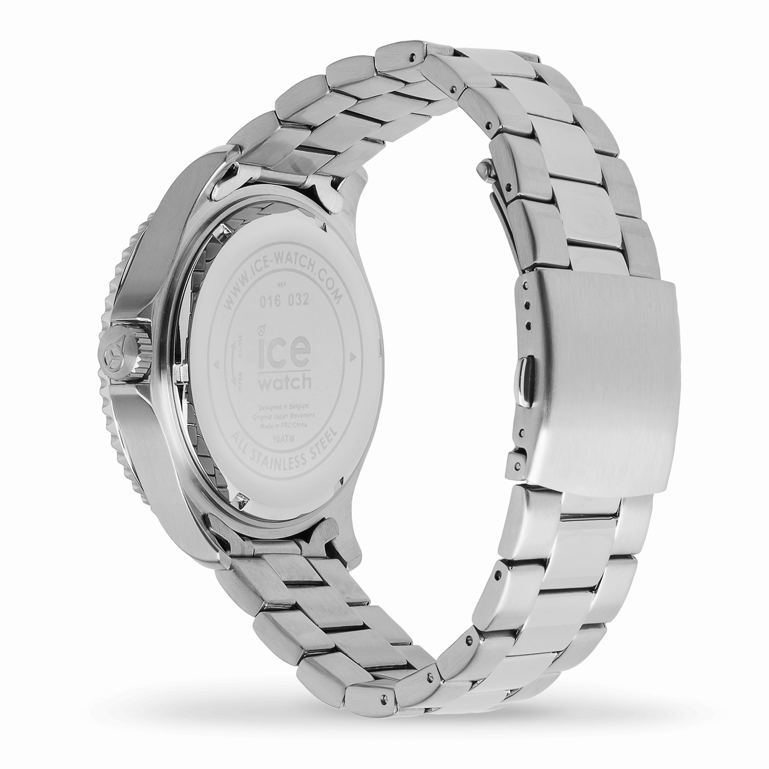 Ice Watch - Steel Black Silver Large