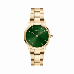 Iconic Link Emerald Gold
