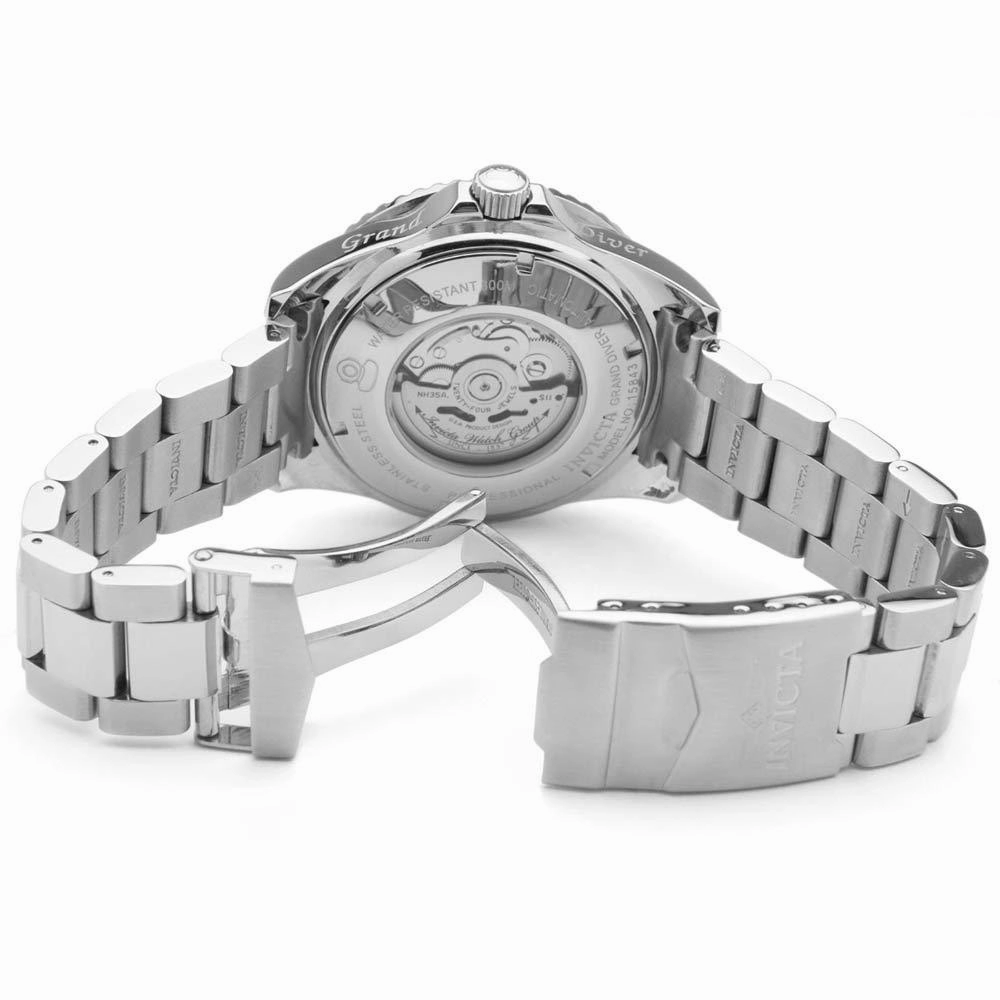 Invicta 15843 Men's Grand Diver Silver Dial Steel Bracelet Automatic Dive Watch