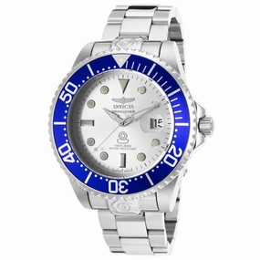 Invicta 15843 Men's Grand Diver Silver Dial Steel Bracelet Automatic Dive Watch