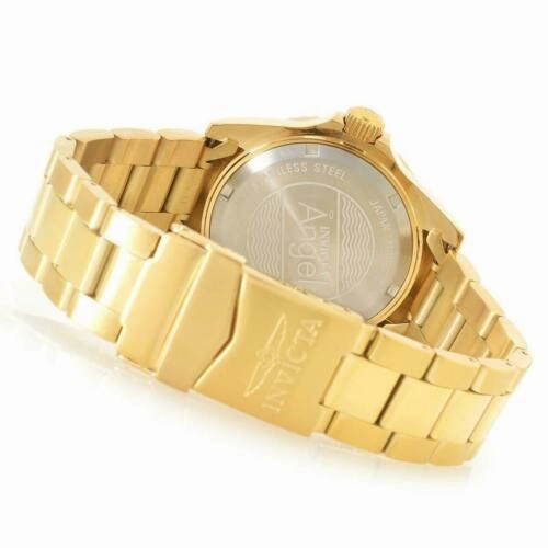 Invicta 17524 Women's Angel Gold Tone Dial Yellow Gold Steel Bracelet Watch