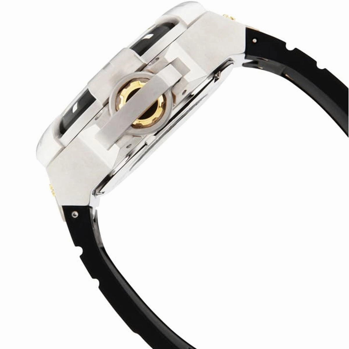 Invicta Men's Automatic Watch - Akula Black and Gold Dial Silicone Strap | 31876