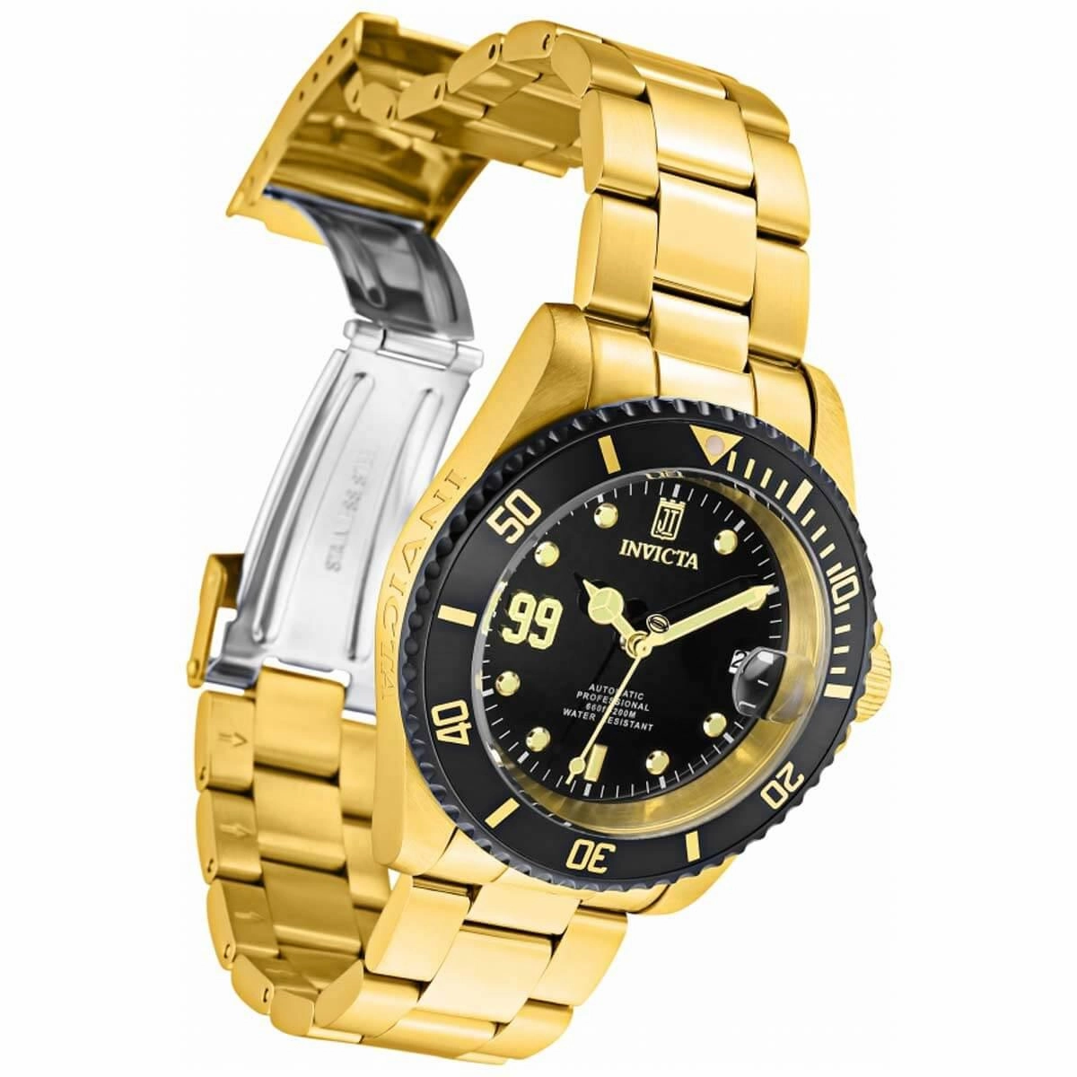 Invicta Men's Automatic Watch - Jason Taylor Yellow Gold Steel Bracelet | 30209