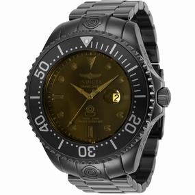 Invicta Men's Automatic Watch - Pro Diver Black Stainless Steel Bracelet | 33422