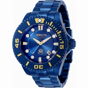 Invicta Men's Automatic Watch - Pro Diver Blue dial Stainless Steel Bracelet | 34179