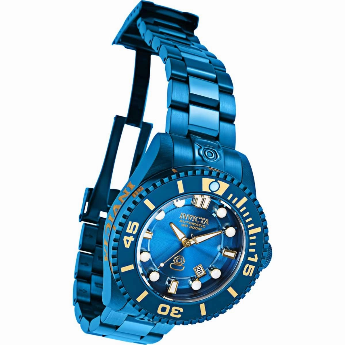 Invicta Men's Automatic Watch - Pro Diver Blue dial Stainless Steel Bracelet | 34179