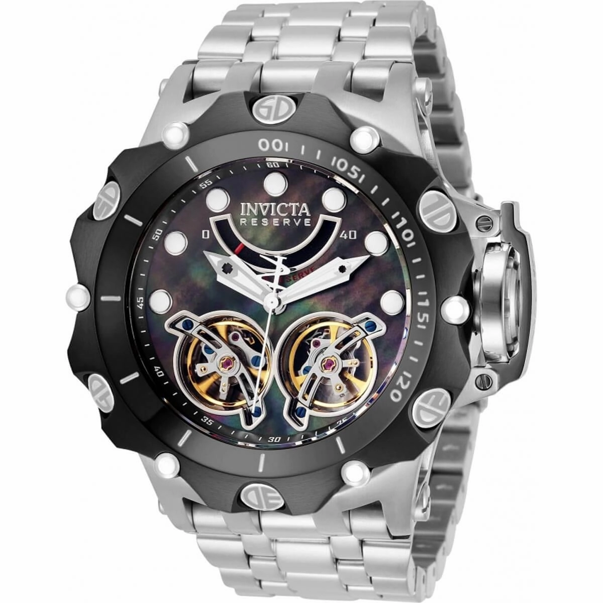Invicta Men's Automatic Watch - Reserve Venom MOP Dial Silver Tone Bracelet | 33547