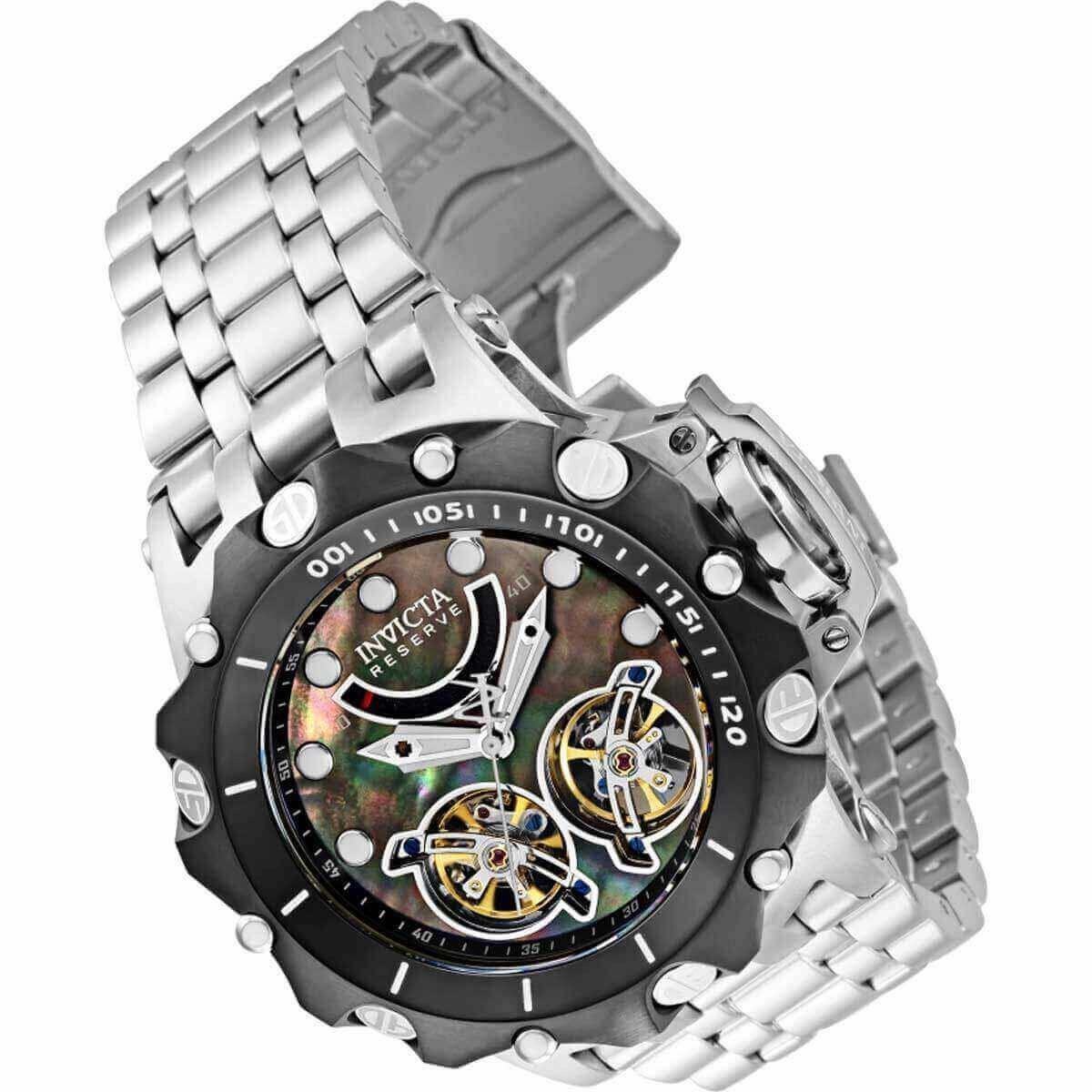 Invicta Men's Automatic Watch - Reserve Venom MOP Dial Silver Tone Bracelet | 33547
