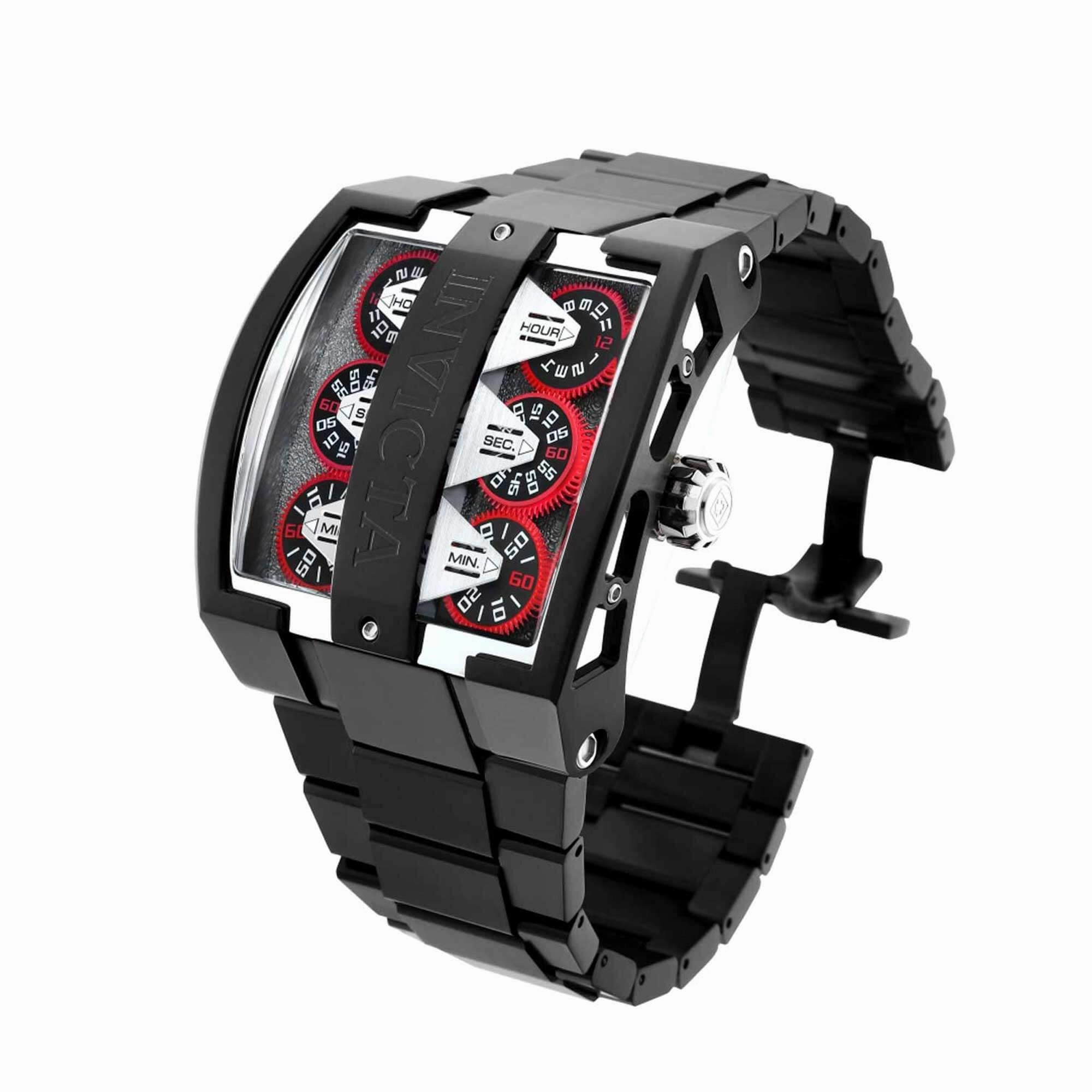 Invicta Men's Automatic Watch - Speedway Dual Time Grey and Silver Tone Dial | 35460