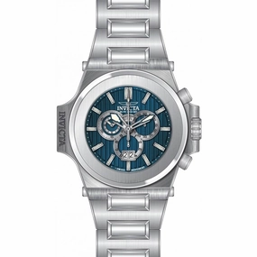 Invicta Men's Chrono Watch - Reserve Akula Blue Dial Stainless Steel Bracelet | 31671