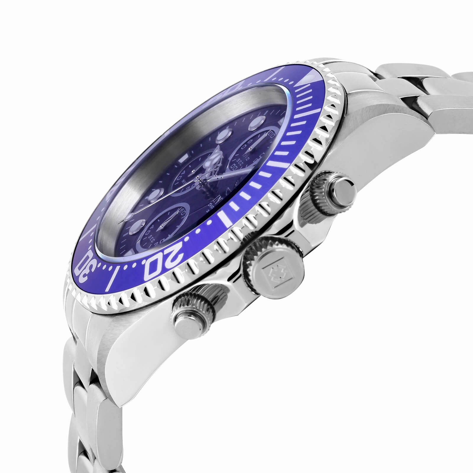 Invicta Men's Chronograph Stainless Steel Watch - Pro Diver Blue Dial Quartz | 1769