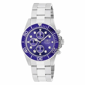 Invicta Men's Chronograph Stainless Steel Watch - Pro Diver Blue Dial Quartz | 1769