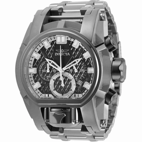 Invicta Men's Chronograph Watch - Bolt  Bolt Gunmetal Stainless Steel Bracelet | 31554