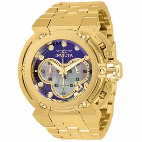Invicta Men's Chronograph Watch - Coalition Forces Quartz Yellow Gold Bracele | 30460