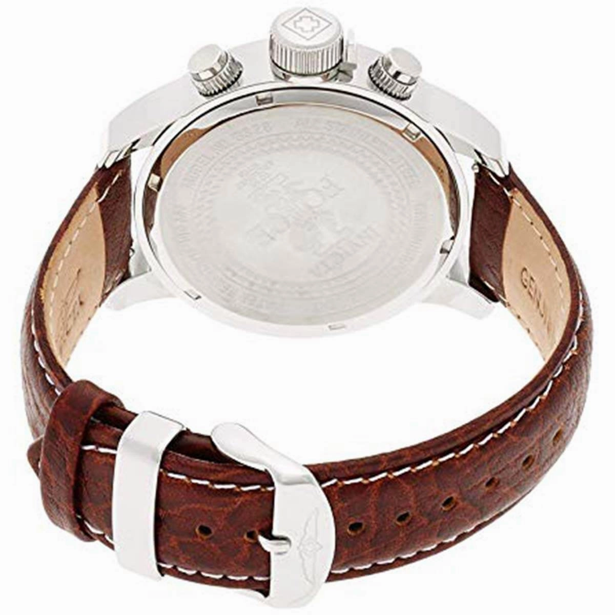 Invicta Men's Chronograph Watch - Force Blue Dial Brown Leather Strap | 3328