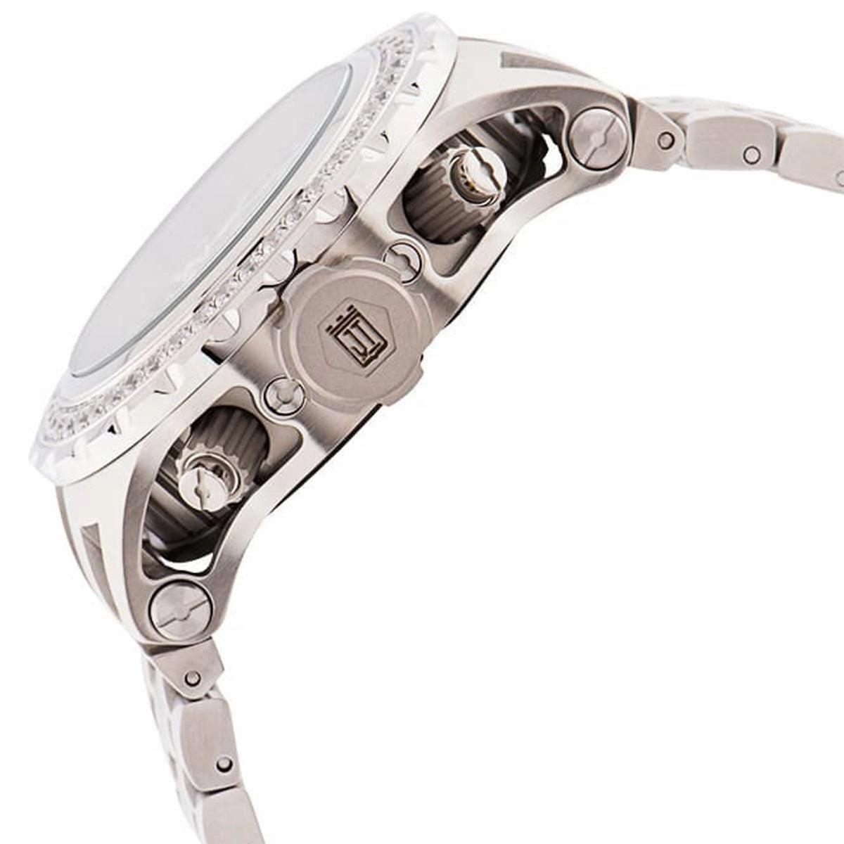 Invicta Men's Chronograph Watch - Jason Taylor Quartz Silver Steel Bracelet | 33988