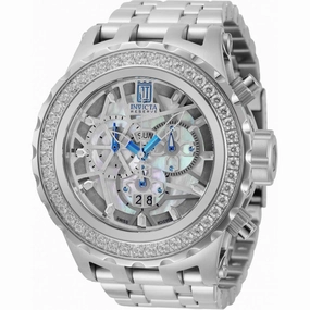 Invicta Men's Chronograph Watch - Jason Taylor Quartz Silver Steel Bracelet | 33988