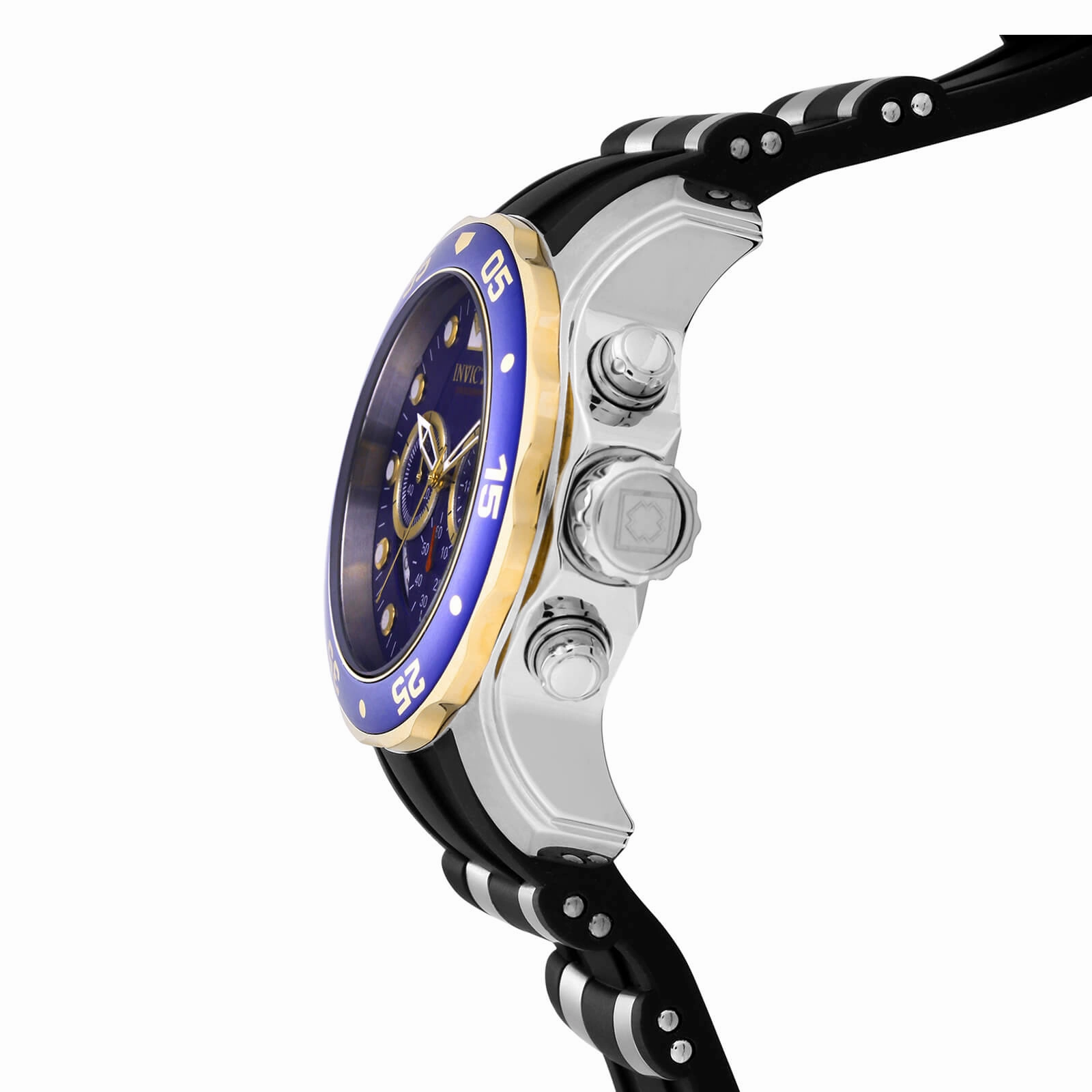 Invicta Men's Chronograph Watch - Pro Diver Steel & Silicone Strap Blue Dial | 22971