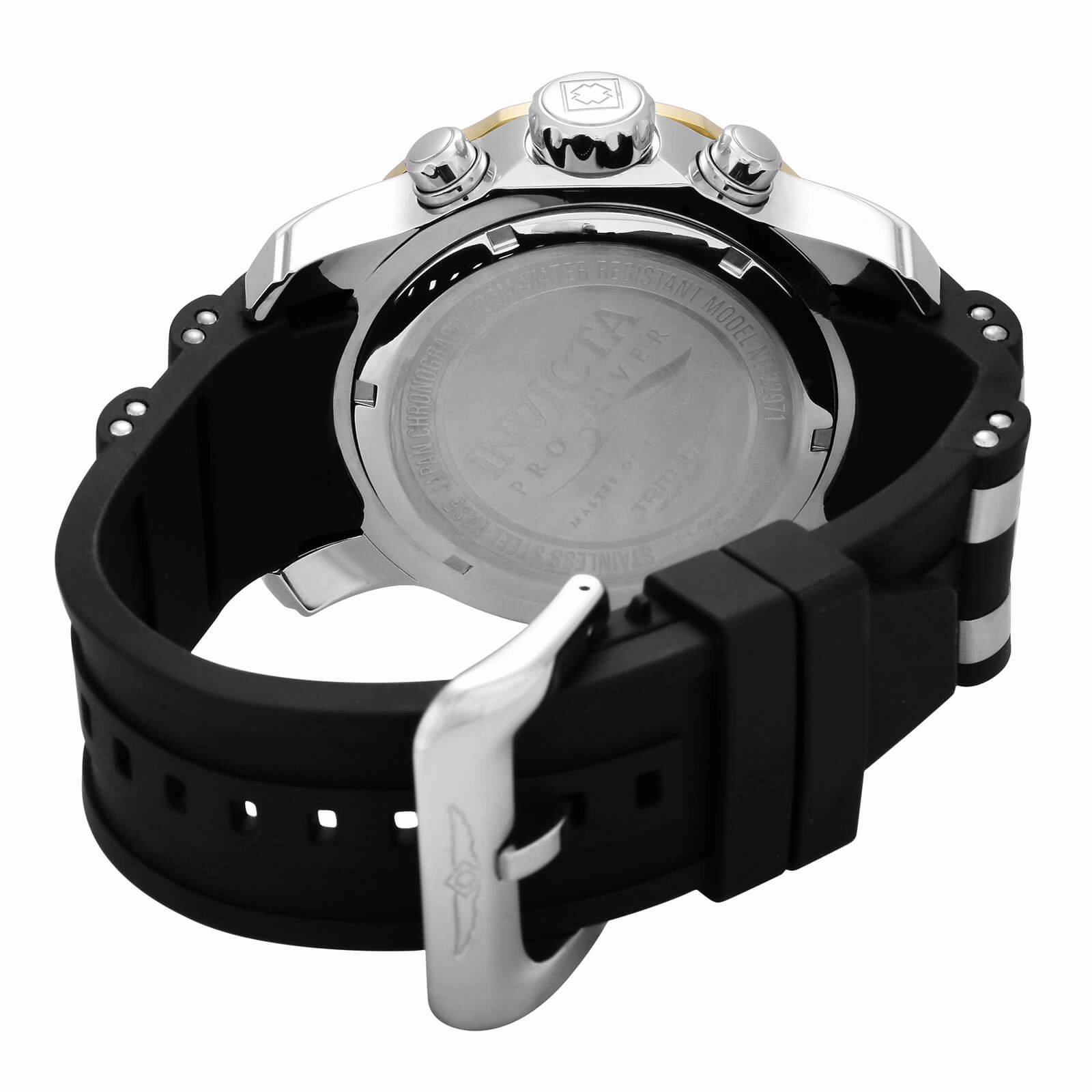 Invicta Men's Chronograph Watch - Pro Diver Steel & Silicone Strap Blue Dial | 22971