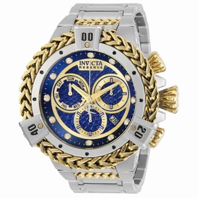 Invicta Men's Chronograph Watch - Reserve Bolt Hercules Blue and Gold Dial | 30543