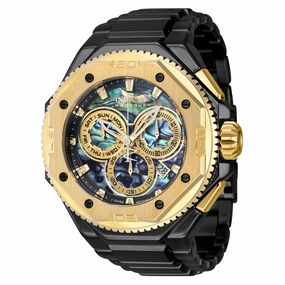 Invicta Men's Chronograph Watch - Reserve Pro Diver Black Steel Bracelet | 40645